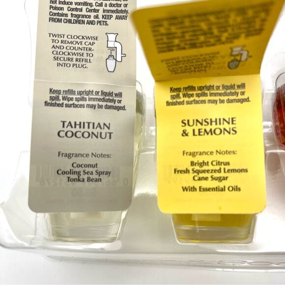 Bath & Body Works Wallflower Fragrance Refills Set of 4 Varied Fragrances - New - Picture 3 of 6